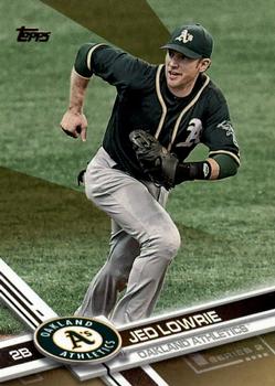 2017 Topps - Gold #578 Jed Lowrie Front