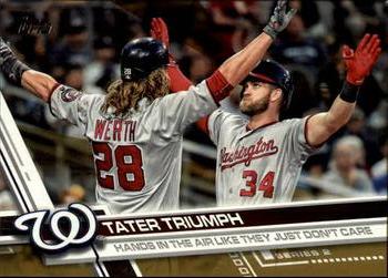 2017 Topps - Gold #584 Tater Triumph Front