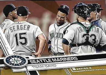 2017 Topps - Gold #648 Seattle Mariners Front