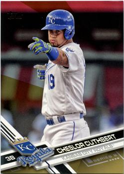 2017 Topps - Gold #677 Cheslor Cuthbert Front