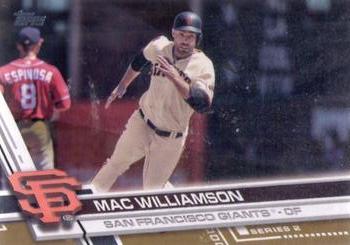2017 Topps - Gold #683 Mac Williamson Front
