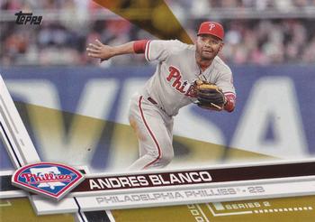 2017 Topps - Gold #690 Andres Blanco Front