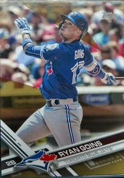 2017 Topps - Gold #700 Ryan Goins Front