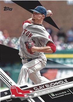 2017 Topps - Black #267 Clay Buchholz Front