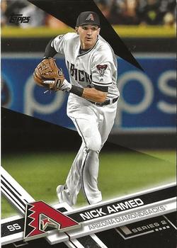 2017 Topps - Black #562 Nick Ahmed Front