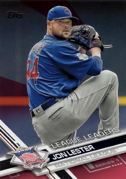 2017 Topps - Mother's Day Hot Pink #162 Jon Lester Front