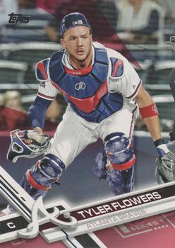 2017 Topps - Mother's Day Hot Pink #282 Tyler Flowers Front