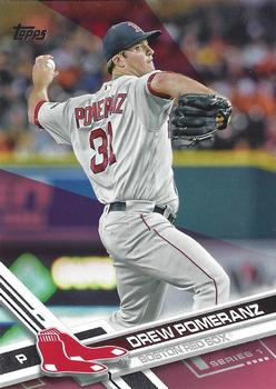 2017 Topps - Mother's Day Hot Pink #286 Drew Pomeranz Front