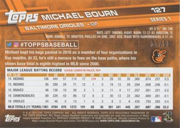 2017 Topps - Father's Day Powder Blue #127 Michael Bourn Back