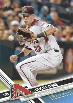 2017 Topps - Father's Day Powder Blue #331 Jake Lamb Front