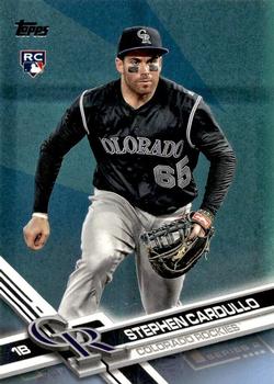 2017 Topps - Father's Day Powder Blue #397 Stephen Cardullo Front