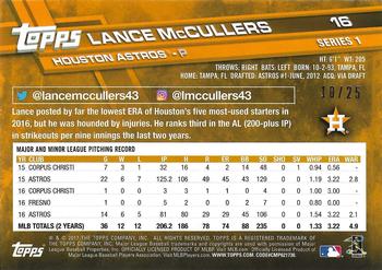 2017 Topps - Memorial Day Camo #16 Lance McCullers Back