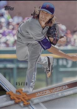 2017 Topps - Clear #155 Jacob deGrom Front