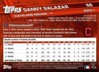 2017 Topps - Negative #56 Danny Salazar Back