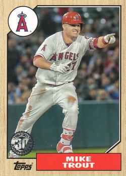 2017 Topps - 1987 Topps Baseball 30th Anniversary #87-50 Mike Trout Front
