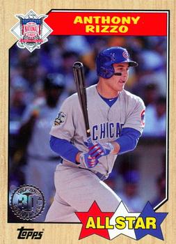 2017 Topps - 1987 Topps Baseball 30th Anniversary #87-144 Anthony Rizzo Front