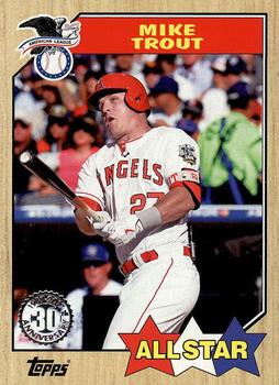 2017 Topps - 1987 Topps Baseball 30th Anniversary #87-150 Mike Trout Front