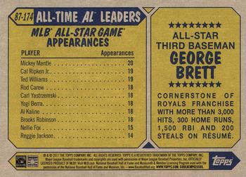2017 Topps - 1987 Topps Baseball 30th Anniversary #87-174 George Brett Back