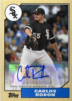 2017 Topps - 1987 Topps Baseball 30th Anniversary Autographs #1987A-CR Carlos Rodon Front