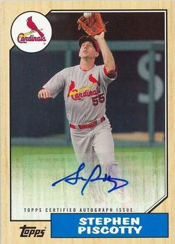 2017 Topps - 1987 Topps Baseball 30th Anniversary Autographs #1987A-SP Stephen Piscotty Front