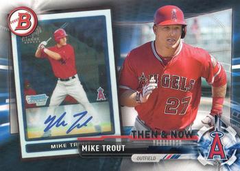 2017 Topps - Bowman Then & Now #BOWMAN-1 Mike Trout Front