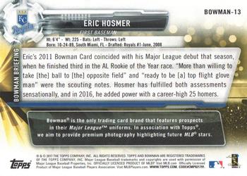 2017 Topps - Bowman Then & Now #BOWMAN-13 Eric Hosmer Back