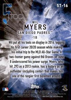 2017 Topps - 5 Tool #5T-16 Wil Myers Back