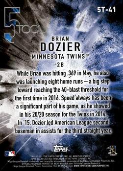 2017 Topps - 5 Tool #5T-41 Brian Dozier Back