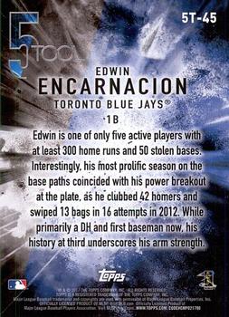 2017 Topps - 5 Tool #5T-45 Edwin Encarnacion Back
