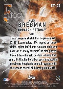 2017 Topps - 5 Tool #5T-47 Alex Bregman Back