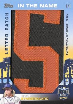 2017 Topps - In the Name Jersey Patch #ITN-NS Noah Syndergaard Front