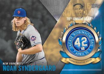 2017 Topps - Jackie Robinson Day Commemorative Logo Patches #JRPC-NS Noah Syndergaard Front