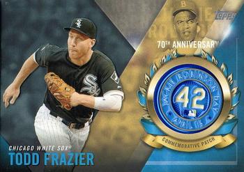 2017 Topps - Jackie Robinson Day Commemorative Logo Patches #JRPC-TF Todd Frazier Front