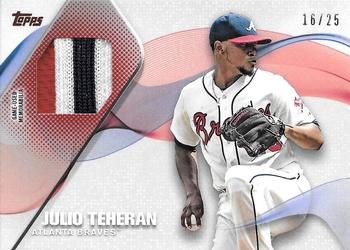 2017 Topps - Major League Material Relics Red #MLM-JT Julio Teheran Front