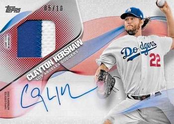 2017 Topps - Major League Material Autograph Relics Red #MLMA-CK Clayton Kershaw Front
