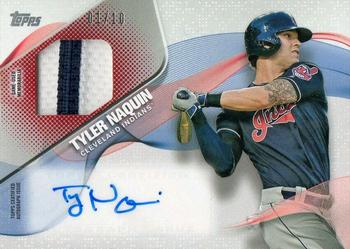 2017 Topps - Major League Material Autograph Relics Red #MLMA-TN Tyler Naquin Front