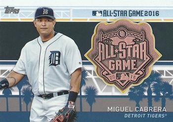 2017 Topps - MLB All-Star Team Medallion Relics #MLBAS-MCB Miguel Cabrera Front