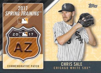 2017 Topps - MLB Spring Training Manufactured Logo Patch Relics #MLBST-CS Chris Sale Front