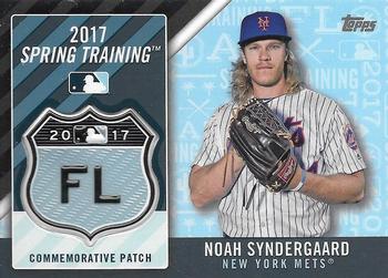 2017 Topps - MLB Spring Training Manufactured Logo Patch Relics #MLBST-NS Noah Syndergaard Front