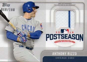 2017 Topps - Postseason Performance Relics #PPR-AR Anthony Rizzo Front