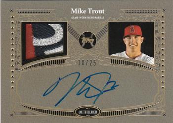 2017 Topps - Reverence Autograph Patch Relics #TAP-MT Mike Trout Front