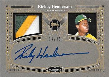2017 Topps - Reverence Autograph Patch Relics #TAP-RH Rickey Henderson Front