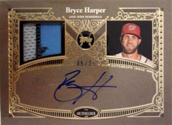 2017 Topps - Reverence Autograph Patch Relics #TAP-BH Bryce Harper Front