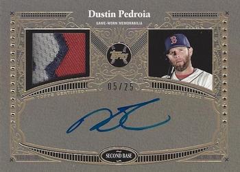 2017 Topps - Reverence Autograph Patch Relics #TAP-DP Dustin Pedroia Front
