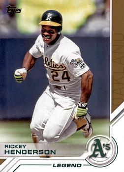 2017 Topps - Salute #S-74 Rickey Henderson Front