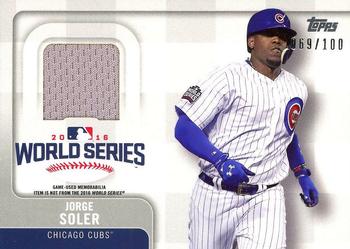 2017 Topps - World Series Champion Relics #WCR-JS Jorge Soler Front