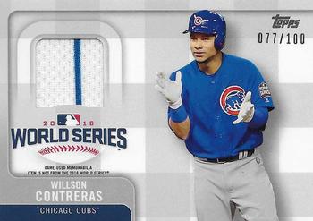 2017 Topps - World Series Champion Relics #WCR-WC Willson Contreras Front