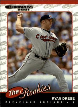 2001 Donruss The Rookies #R2 Ryan Drese Front