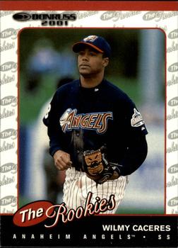 2001 Donruss The Rookies #R6 Wilmy Caceres Front