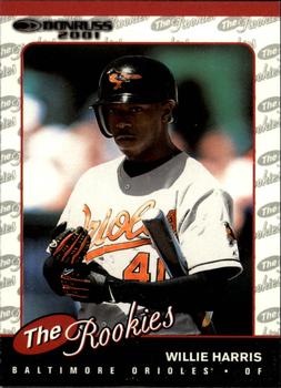 2001 Donruss The Rookies #R7 Willie Harris Front